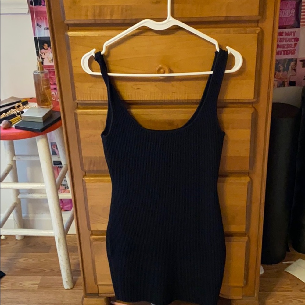 Princess Polly black bodycon dress fits S/M